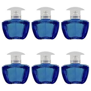 Paris Elysees Blue Spirit Perfume Feminino 100ml - Kit com 06
