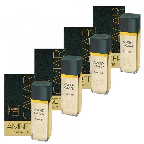 Paris Elysees Kit Perfume - 4 Amber Caviar