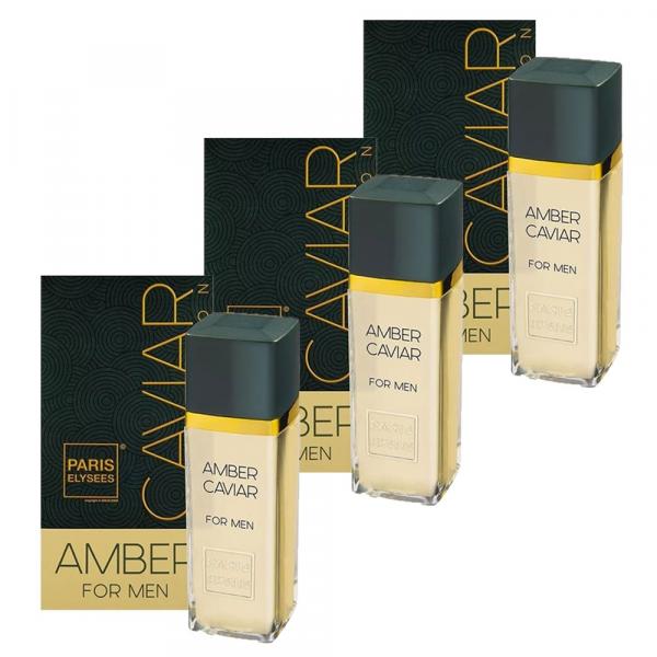 Paris Elysees Kit Perfume - 3 Amber Caviar
