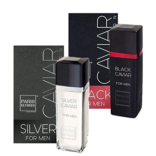 Paris Elysees Kit Perfume Black Caviar + Silver Caviar