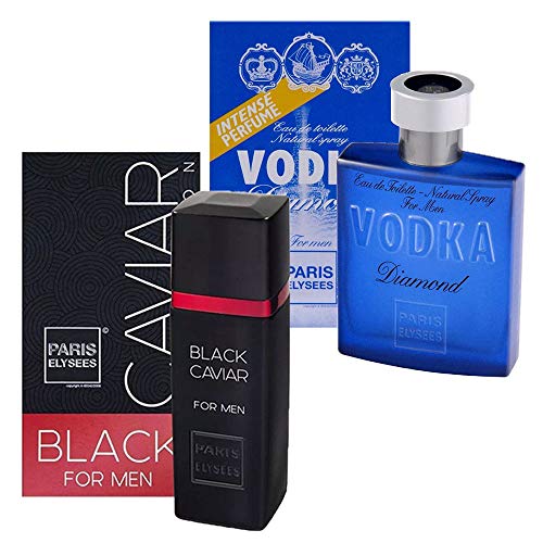 Paris Elysees Kit Perfume Black Caviar + Vodka Diamond