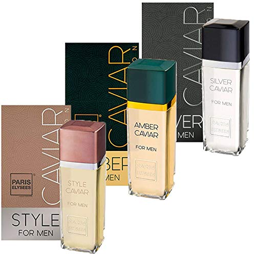 Paris Elysees Kit Perfume - Silver + Amber + Style Caviar