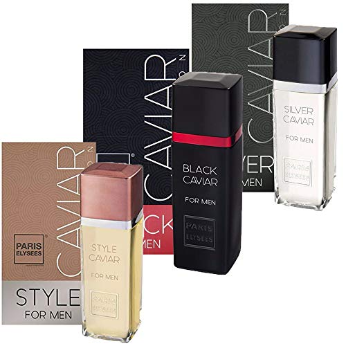 Paris Elysees Kit Perfume - Silver + Style + Black Caviar