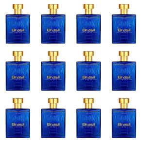 Paris Elysees Vodka Brasil Blue Perfume 100ml - Kit com 12