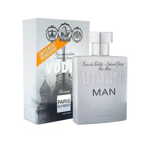 Paris Elysees Vodka Man Perfume Masculino 100ml (kit C/03)