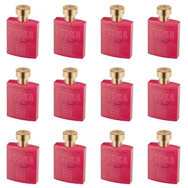 Paris Elysees Vodka Pink Perfume Feminino 100ml (Kit C/12)