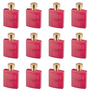 Paris Elysees Vodka Pink Perfume Feminino 100ml - Kit com 12