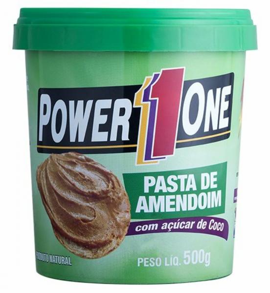 Pasta Amendoim C/ Açúcar de Coco 500Gr - Power1One