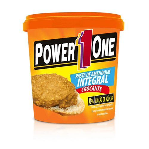 Pasta Amendoim Integral - Crocante - 1kg Power One