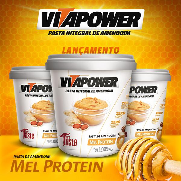 Pasta de Amendoim 1kg - Vitapower