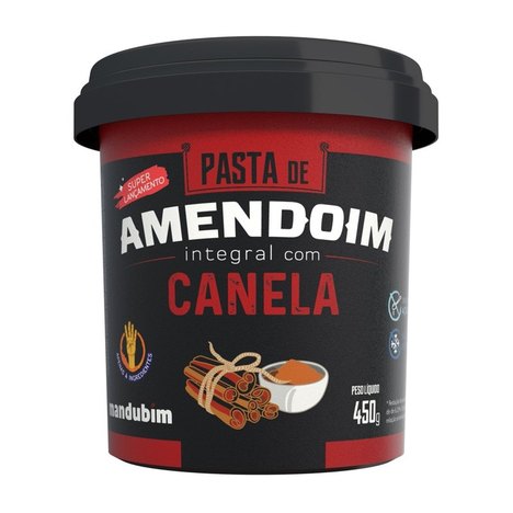 Pasta de Amendoim - 450 Gr - Canela
