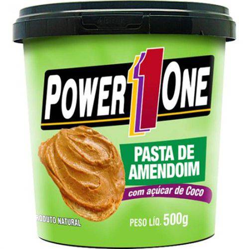 Pasta de Amendoim 500g Açúcar de Coco - Power 1 One
