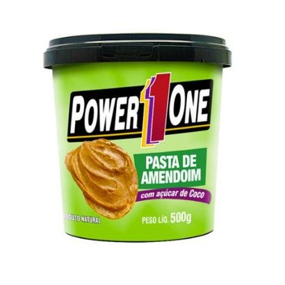 Pasta de Amendoim 500gr com Açúcar de Côco - Power One