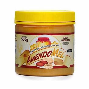Pasta de Amendoim Amendomel 500g com Mel Integral Thiani - Pasta de Amendoim