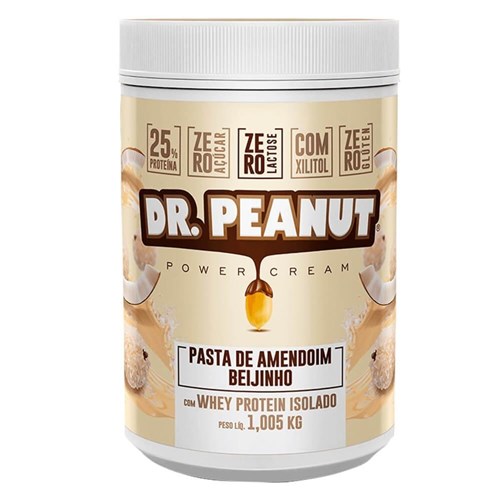 Pasta de Amendoim Beijinho com Whey (1Kg) - Dr. Peanut