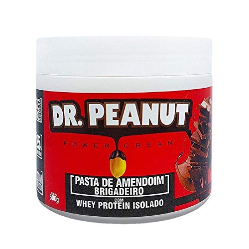 Pasta de Amendoim Brigadeiro com Whey (500g) - Dr. Peanut