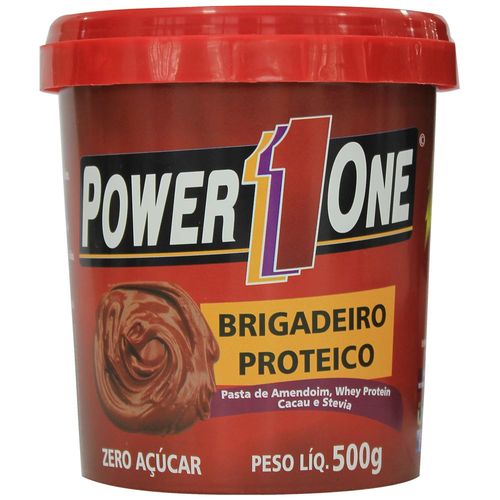 Pasta de Amendoim - Brigadeiro Proteico - 500g - Power One