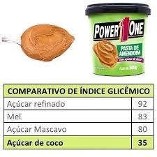 Pasta de Amendoim C/ Açúcar de Coco (500g) - Power One