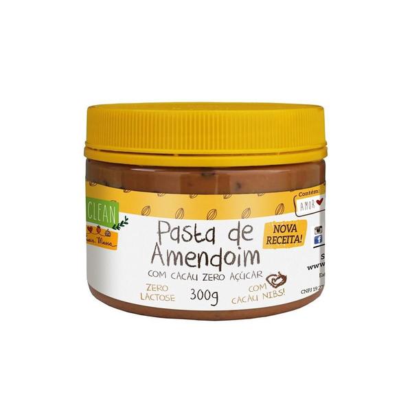 Pasta de Amendoim Cacau Nibs - Eat Clean 300g