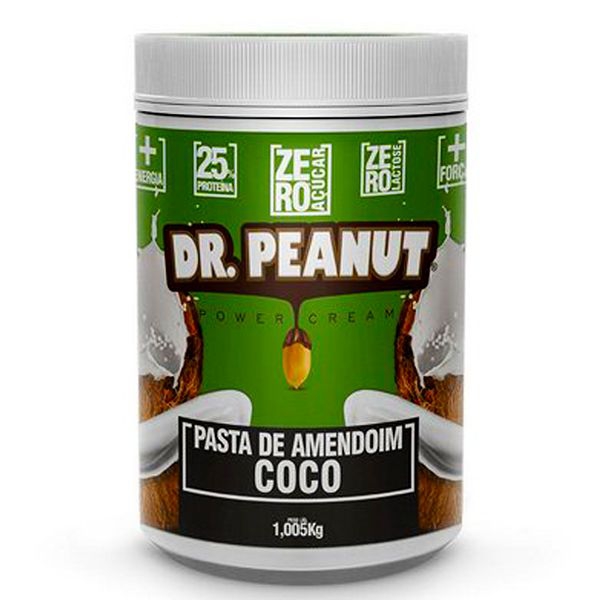 Pasta de Amendoim Coco com Whey Protein 1kg - Dr. Peanut