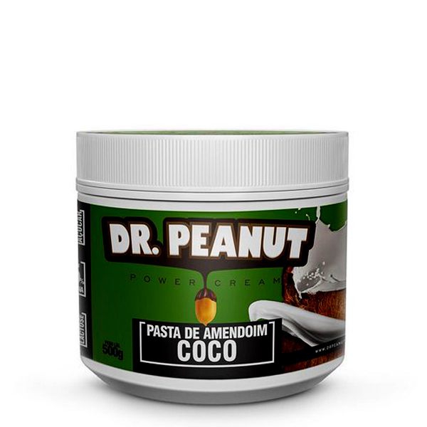 Pasta de Amendoim Coco com Whey Protein 500g - Dr. Peanut