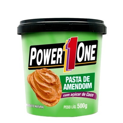 Pasta de Amendoim com Acucar de Coco 500 G - Power One