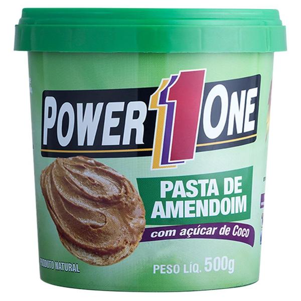 Pasta de Amendoim com Açúcar de Coco - 500g - Power One