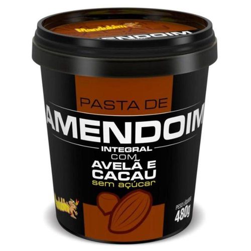 Pasta de Amendoim com Avelã e Cacau (450g) - Mandubim