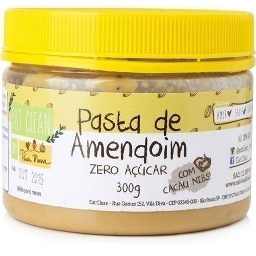 Pasta de Amendoim com Cacau Nibs 300g Eat Clean