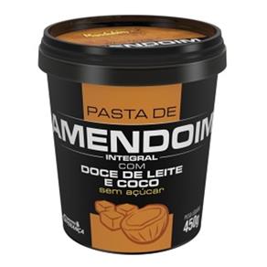Pasta de Amendoim com Doce de Leite e Coco Mandubim - 450g - Doce de Coco