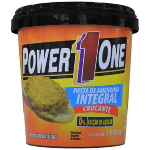 Pasta de Amendoim - Crocante - 1kg - Power One