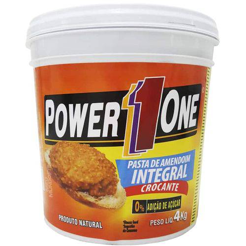 Pasta de Amendoim Crocante (4kg) Power1one