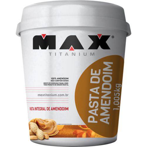 Pasta de Amendoim Integral (1.05kg) Max Titanium