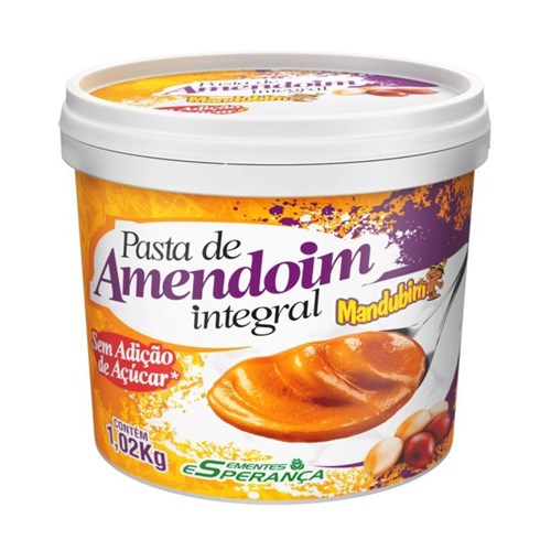 Pasta de Amendoim Integral 1,02kg Mandubim