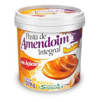 Pasta de Amendoim Integral 1002g - Mandubim