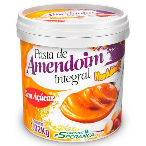 Pasta de Amendoim Integral (1kg) - Mandubim