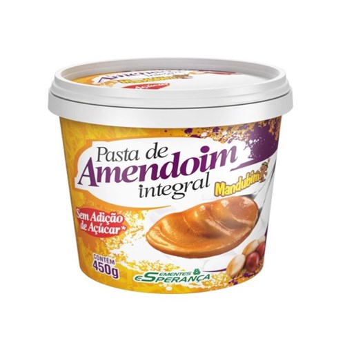 Pasta de Amendoim Integral 450g Mandubim