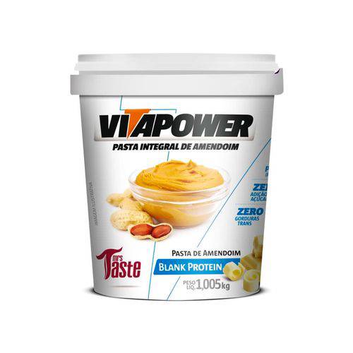 Pasta de Amendoim Integral Blank Protein 1,005kg - Vita Power