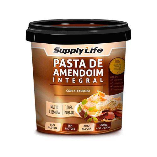Pasta de Amendoim Integral - Supply Life - 500grs