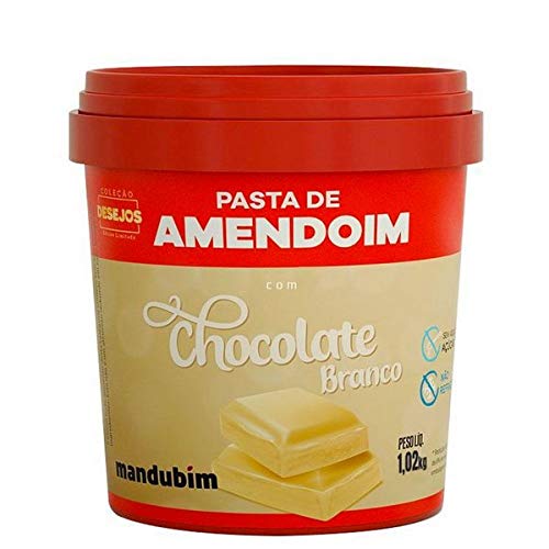 Pasta de Amendoim Mandubim Chocolate Branco