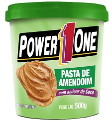 Pasta de Amendoim - Power One - com Açúcar de Coco - 500g