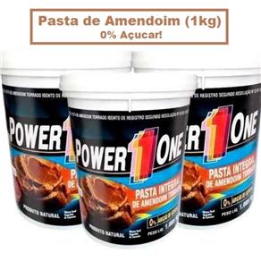 Pasta de Amendoim - Power One - Torrada Crocante - 1 Kg