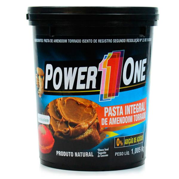 Pasta de Amendoim - Tradicional (1kg) - Power1One