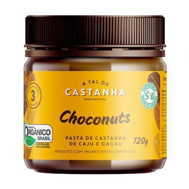 Pasta de Castanha Choconuts Organica - a Tal da Castanha - 120g