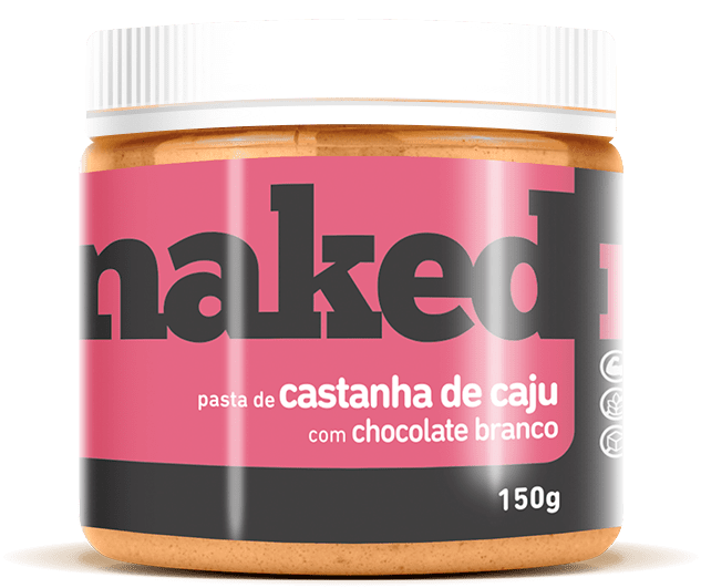 Pasta de Castanha de Caju com Chocolate Branco 150g - Naked Nuts