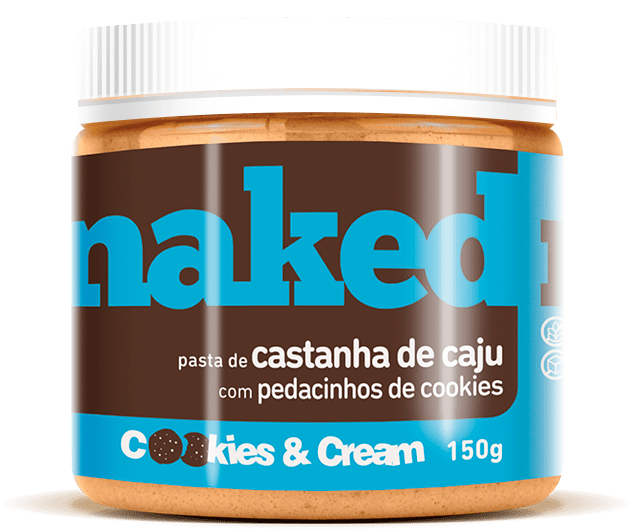 Pasta de Castanha de Caju com Cookies 150g - Naked Nuts