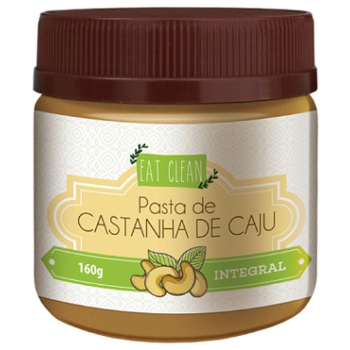 Pasta de Castanha de Caju - Eat Clean - Integral - 160g
