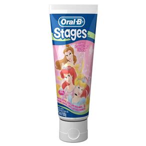 Pasta de Dente Infantil Oral-B Stages Princesas - 100g