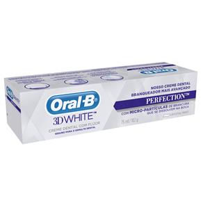 Pasta de Dente Oral-B 3D White Perfection - 75ml