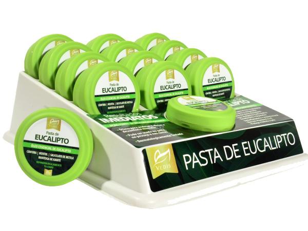 Pasta De Eucalipto 30g - 13 Unidades + Expositor - Vedis